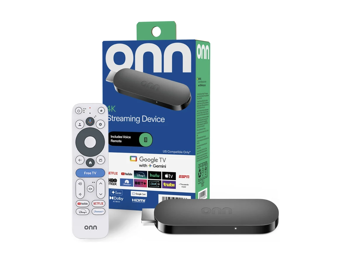 onn. 4K Google TV streaming device